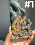 Labradorite Carvings