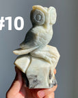 Sky Blue Quartz Owl