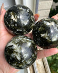 Green Mica Big Sphere
