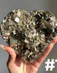 AAA Grade Pyrite Heart