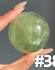 Apple Green Fluorite Sphere