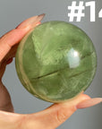 Apple Green Fluorite Sphere