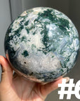 Moss Agate Big Spheres