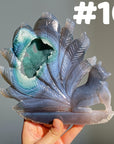 Druzy Agate 9 Tailed Fox(imperfect)