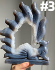 Druzy Agate 9 Tailed Fox