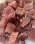 Strawberry Quartz Raw Stone