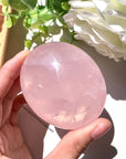 Rose Quartz Palm Stone