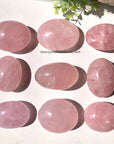Rose Quartz Palm Stone