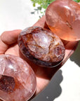 Fire Quartz Palm Stone