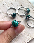 Natural Malachite Ring