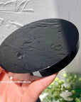 Black Obsidian Mirror