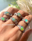 Ethiopian Opal Sterling Silver Ring