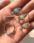 Ethiopian Opal Sterling Silver Ring