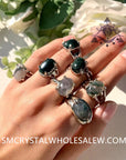 Moss Agate Ring