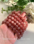 Strawberry Quartz Bracelet