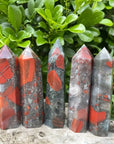 African Blood Stone Small Towers