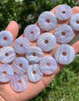 Blue Lace Agate Donuts