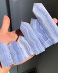 Blue Lace Agate Small Towers
