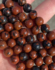 Mahogany Obsidian Beads