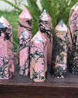 Rhodonite Small Tower