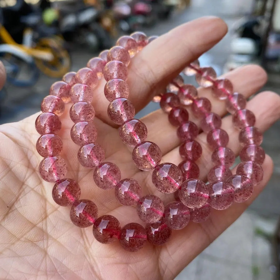 Strawberry Quartz Bracelet