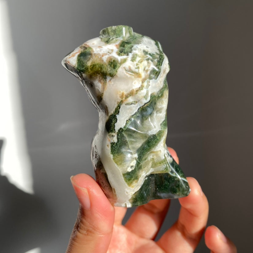 Moss Agate Man Body