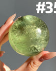Apple Green Fluorite Sphere