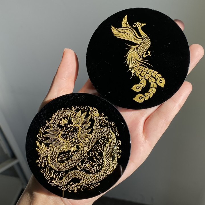 Black Obsidian Charging Plate