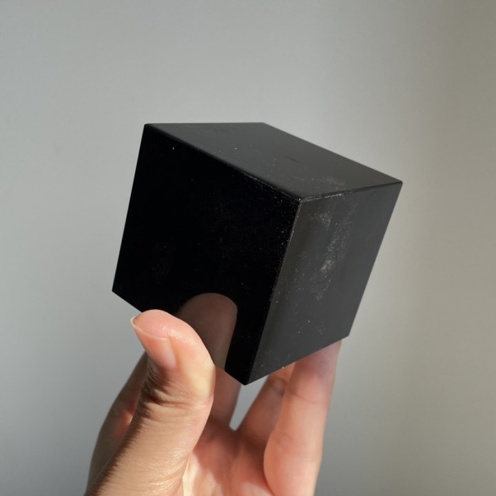 Black Obsidian Cube