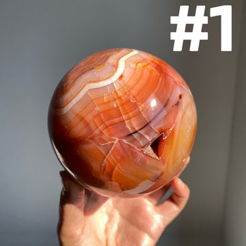 Carnelian Big Sphere