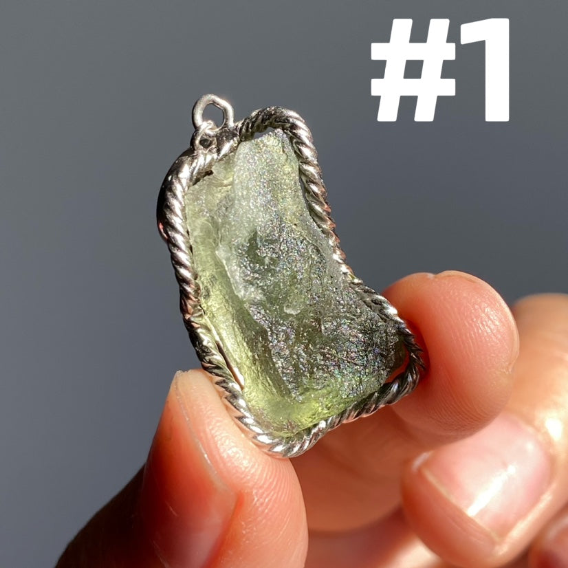 Genuine Moldavite Pendant