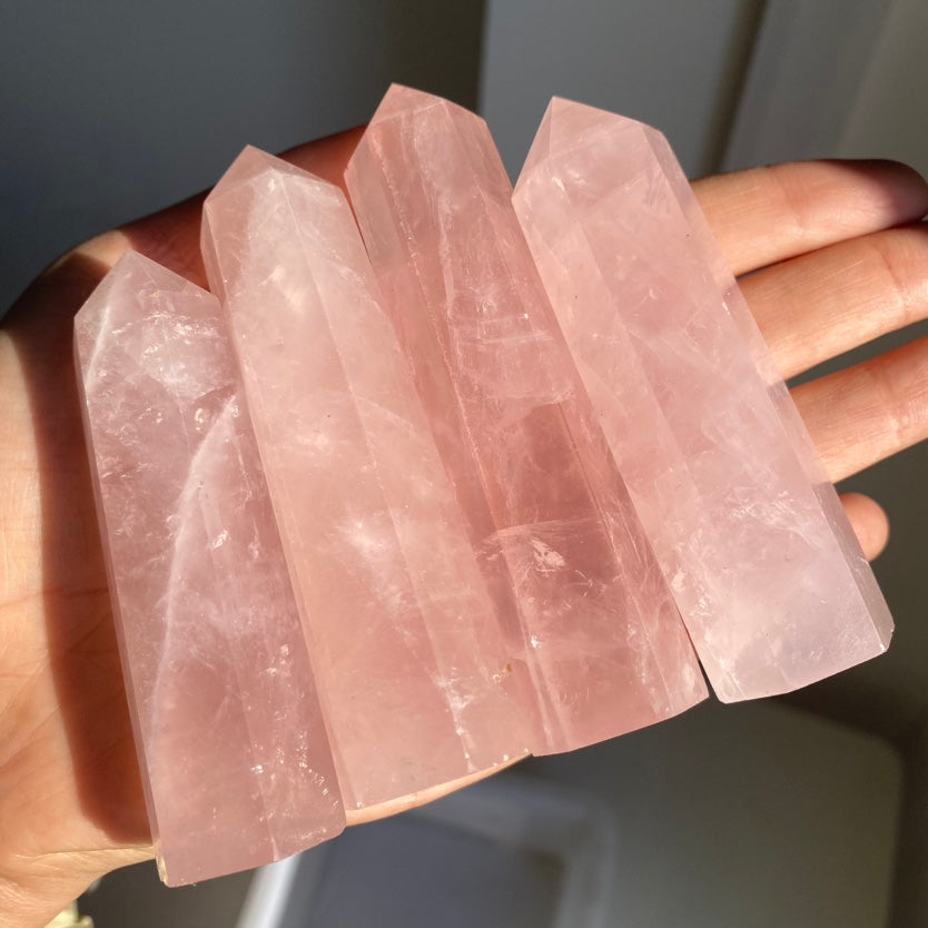 Rose Quartz Small Tower