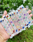 7 Chakra Selenite Bar