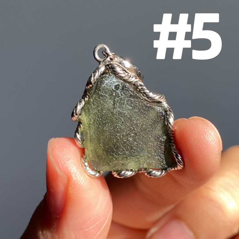 Genuine Moldavite Pendant