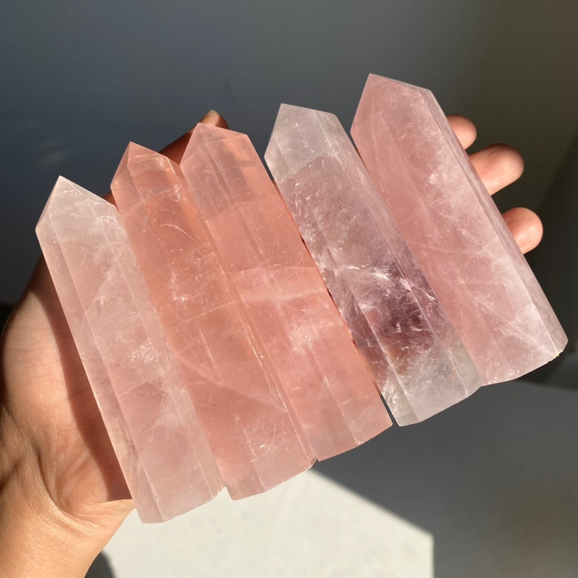 Rose Quartz Small Tower