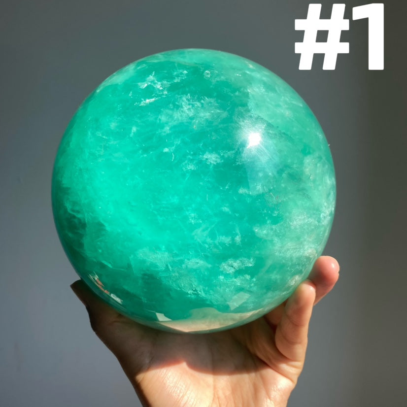 Baja Blast Fluorite Large Sphere