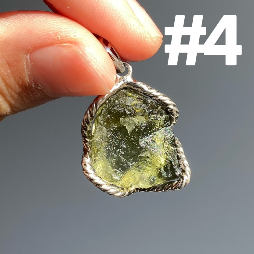 Genuine Moldavite Pendant