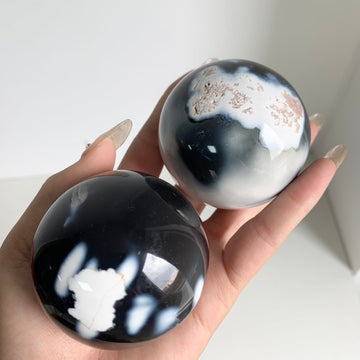 Orca Agate Spheres