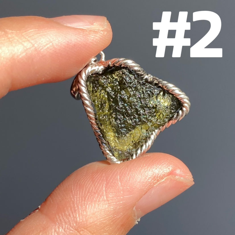 Genuine Moldavite Pendant