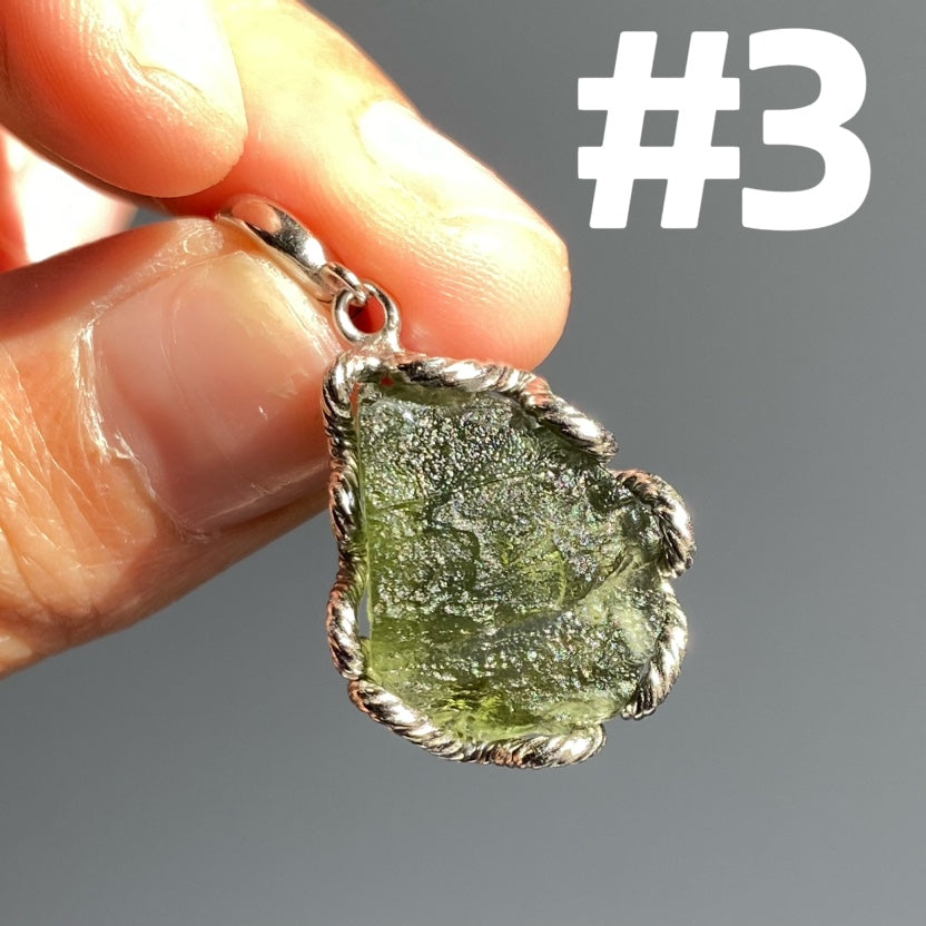 Genuine Moldavite Pendant