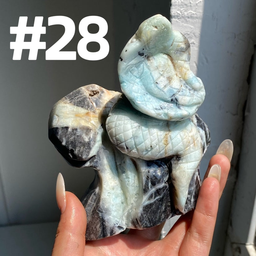 Sky Blue Quartz Snake – Simmon Crystal Wholesale