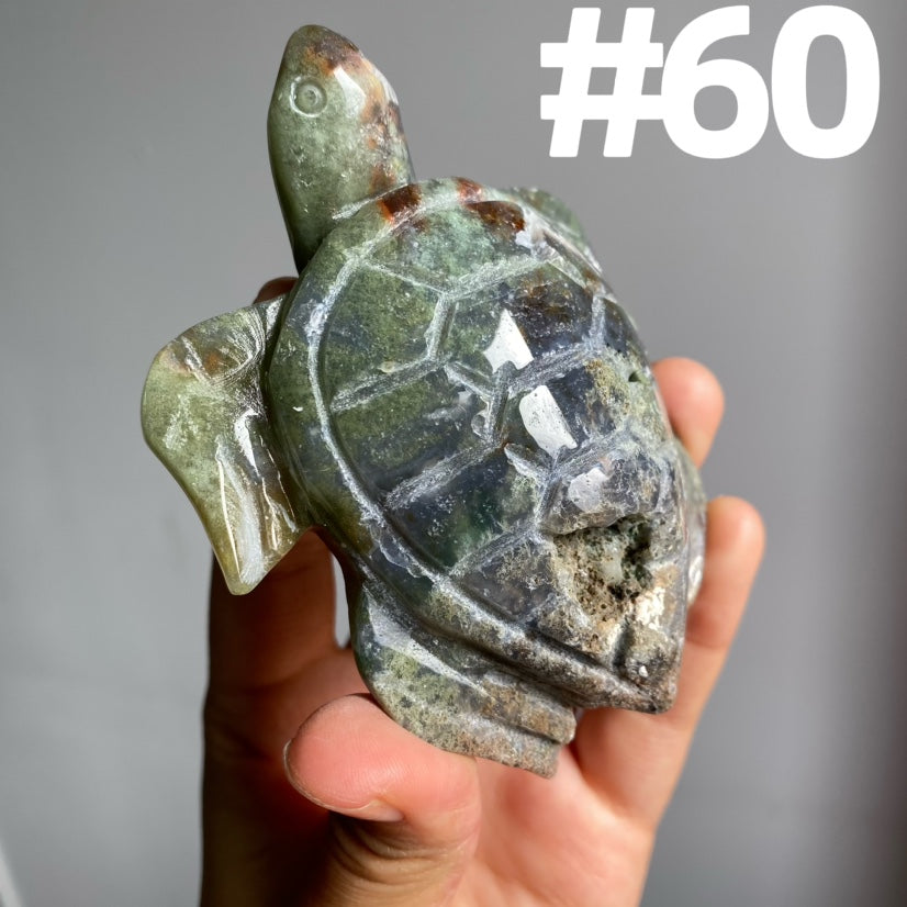 Moss Agate Turtle