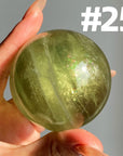 Apple Green Fluorite Sphere