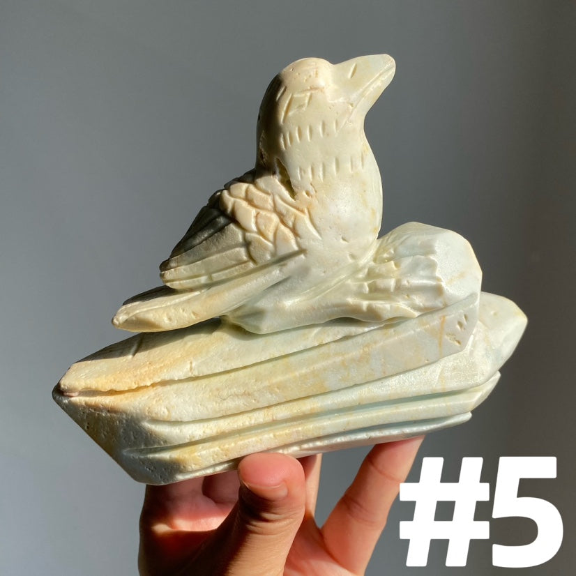 Sky Blue Quartz Bird