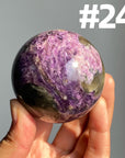 Charoite Sphere