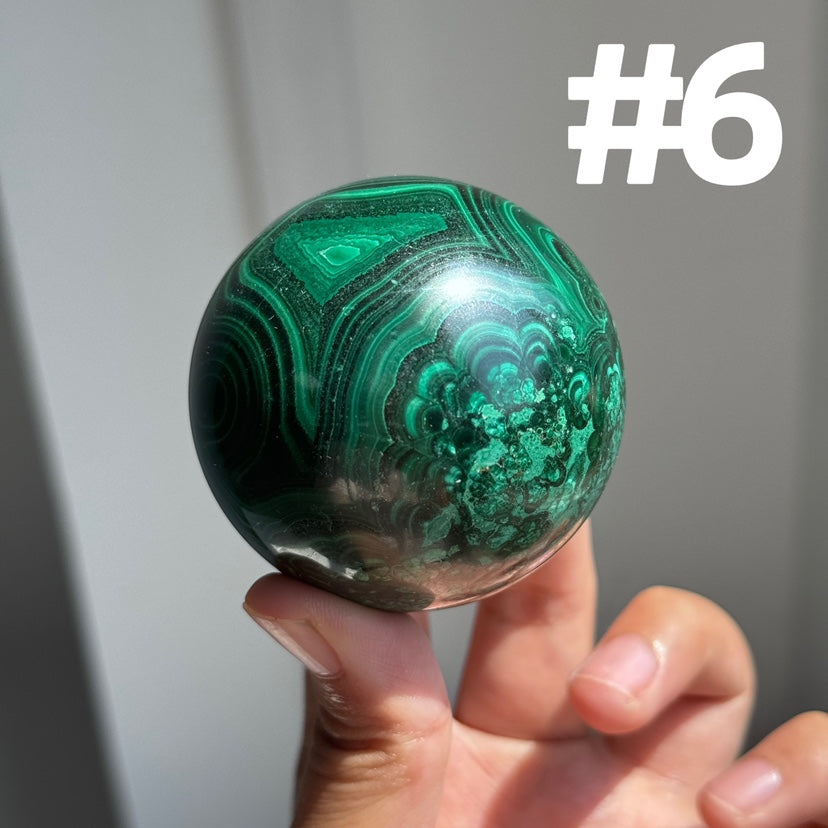 Malachite Big Spheres