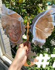 Druzy Agate Butterfly Wings
