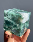 Moss Agate Cubes