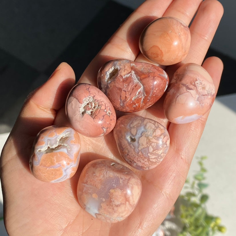 Pink Agate Tumble