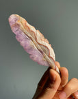 Mexician Agate Amethyst Feather